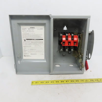 Siemens GNF322 60A 240V 3P Non-Fusible Safety Disconnect Switch Type 1 Enclosure