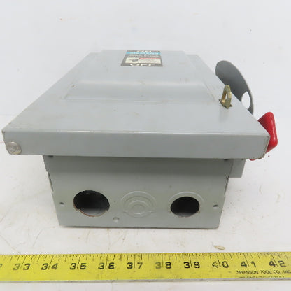 Siemens GNF322 60A 240V 3P Non-Fusible Safety Disconnect Switch Type 1 Enclosure