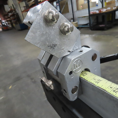 9" Width Band Saw Material Run Out Roller Conveyor W/ Stop 10'