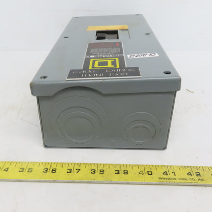 Square D QO2100BN Circuit Breaker Enclosure 100A 120/240V Single Phase 3W