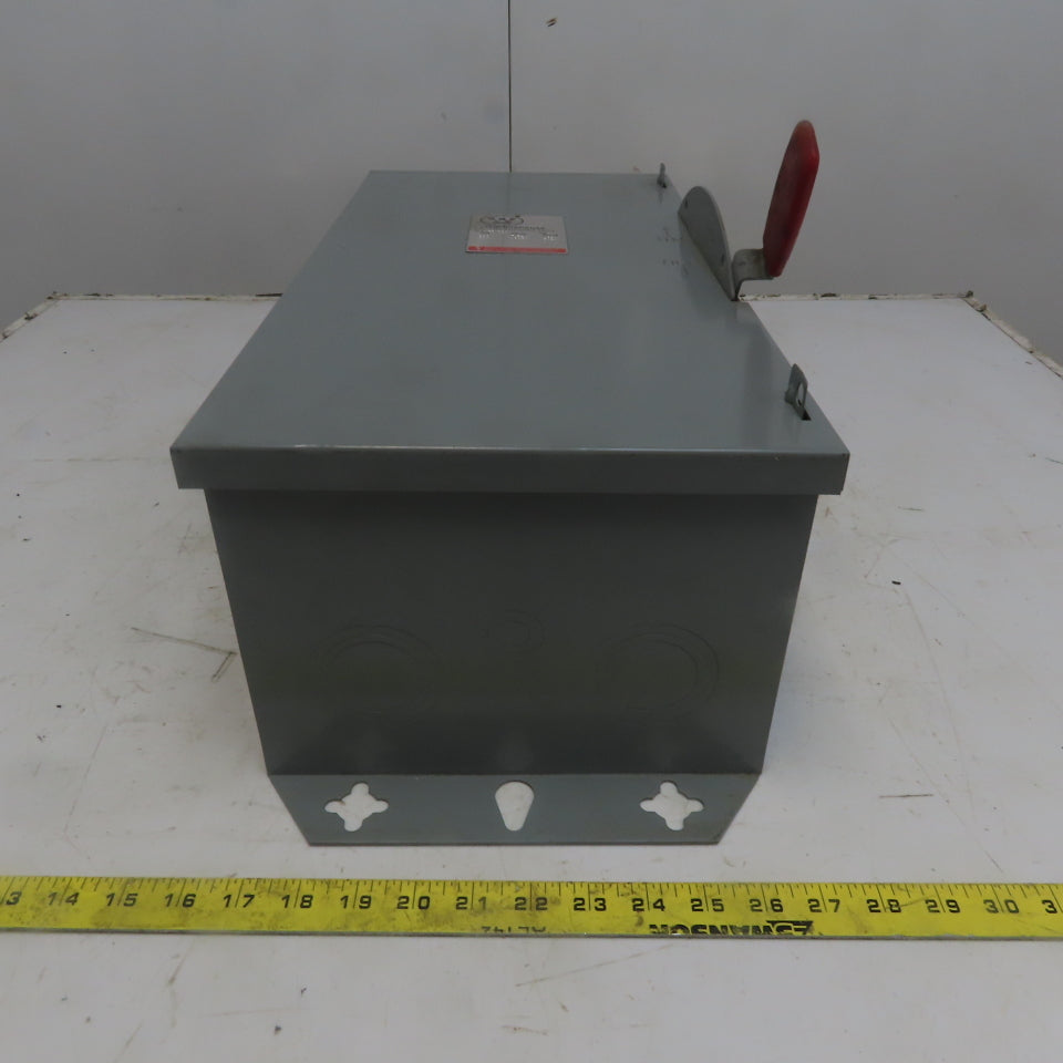 Bryant GFN32N 100A 240V 2 Pole Single Phase Fusible Safety Disconnect Switch