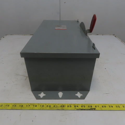 Bryant GFN32N 100A 240V 2 Pole Single Phase Fusible Safety Disconnect Switch