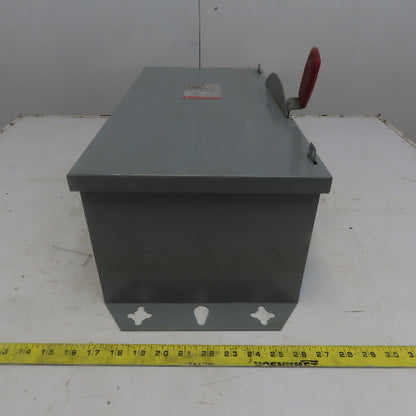 Bryant GFN32N 100A 240V 2 Pole Single Phase Fusible Safety Disconnect Switch