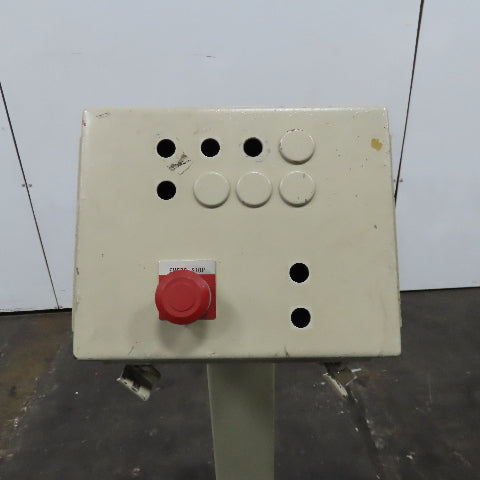 10" x 8" x 6" Enclosure Operator Control Station Pedestal 51" Tall