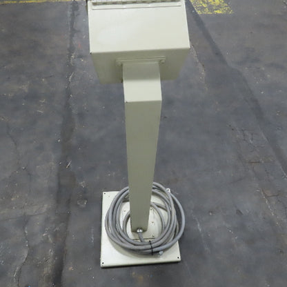 10" x 8" x 6" Enclosure Operator Control Station Pedestal 51" Tall