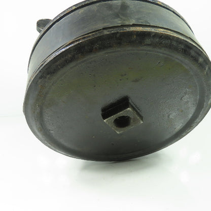 12" Cast Iron Test Plug W/ Wingnut 2-1/2" Rubber Gasket