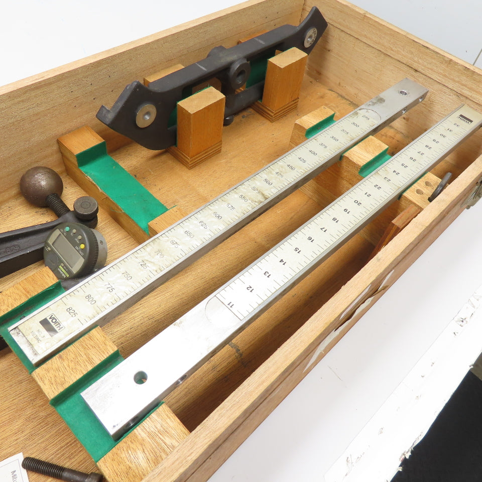Mitutoyo Metric Guage Set (Set Is Not Complete)
