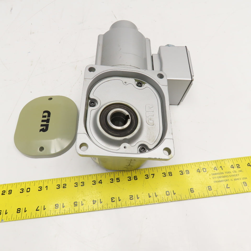 Nissei FSMN-20-20T50Z 20:1 Ratio 200/220V 3Ph Thru Shaft Right Angle Gear Motor