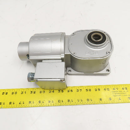 Nissei FSMN-20-20T50Z 20:1 Ratio 200/220V 3Ph Thru Shaft Right Angle Gear Motor
