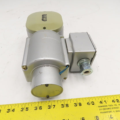 Nissei FSMN-20-20T50Z 20:1 Ratio 200/220V 3Ph Thru Shaft Right Angle Gear Motor