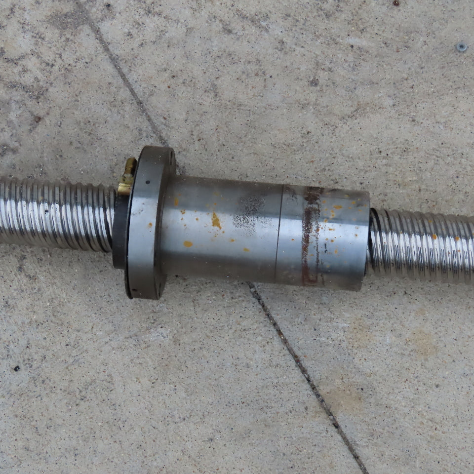 63mm Dia. Ball Screw 4 Start 40mm Lead 10mm Pitch 16' OAL From Komo VR512