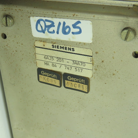 Siemens 6AJ5 201-3AA70 Power Supply Module