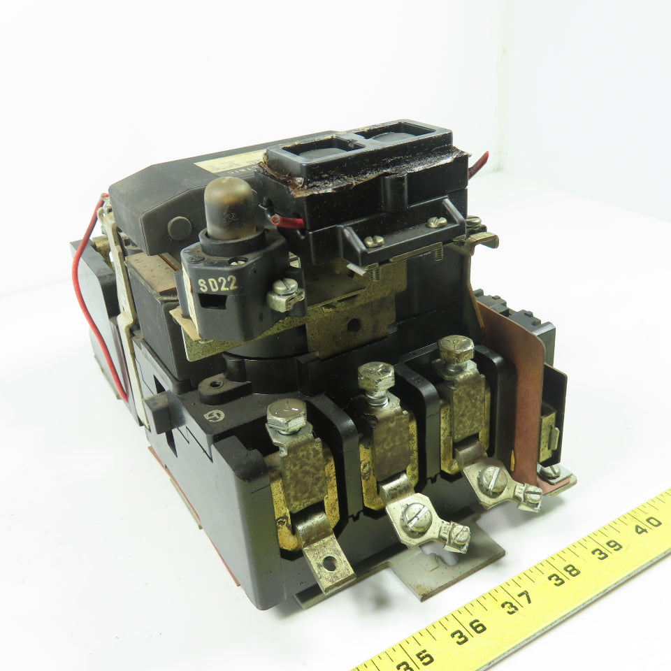General Electric CR308E1042TAASBB 600VAC 90A Motor Starter Size 3 110/120V Coil