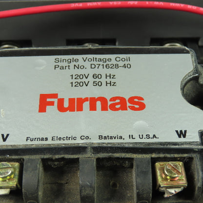 Furnas 14JB108300U 600VAC Size 4 Motor Starter 3Ph 135A 120V Coil