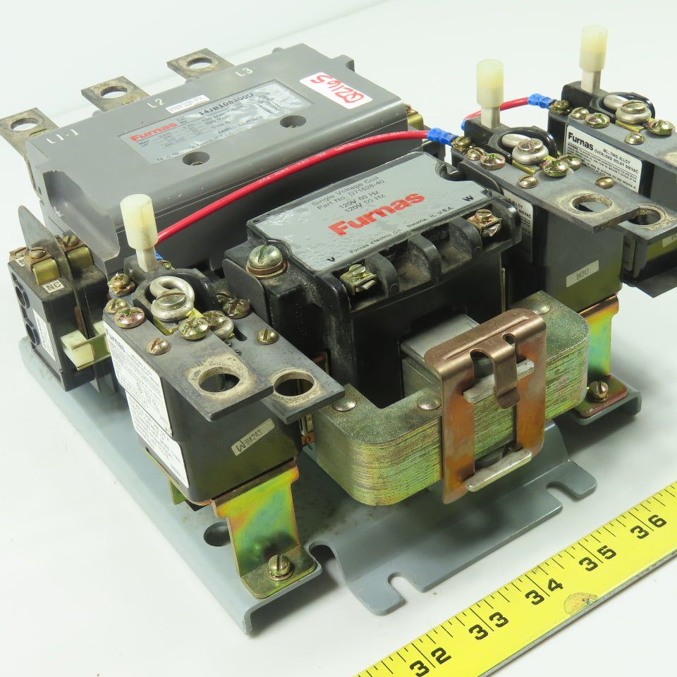 Furnas 14JB108300U 600VAC Size 4 Motor Starter 3Ph 135A 120V Coil