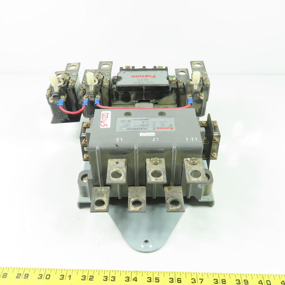 Furnas 14JB108300U 600VAC Size 4 Motor Starter 3Ph 135A 120V Coil