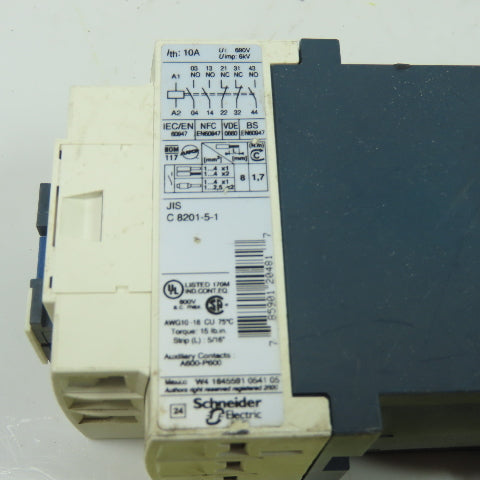 Telemecanique CAD32BD 24VDC Control Relay 10A 600V Max Lot of 2
