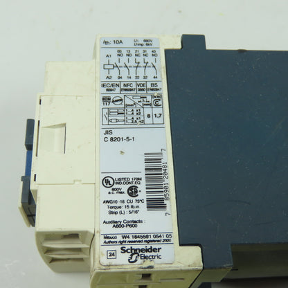 Telemecanique CAD32BD 24VDC Control Relay 10A 600V Max Lot of 2