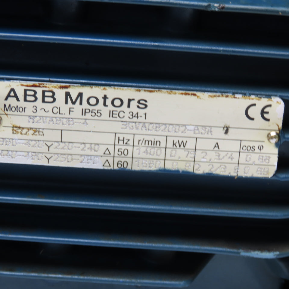 Hydro-Mec 35:1 Ratio .9kW 220/480V 50/60Hz Gear Motor