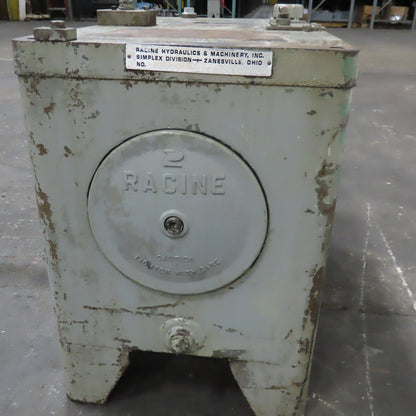 Racine 33" x 16" x 16" Cast Iron Hydraulic Power Unit Tank 35 Gallon
