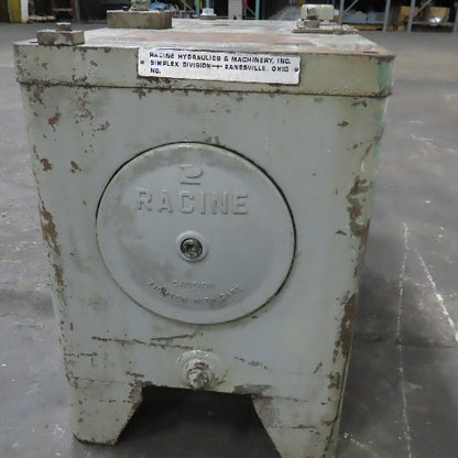 Racine 33" x 16" x 16" Cast Iron Hydraulic Power Unit Tank 35 Gallon