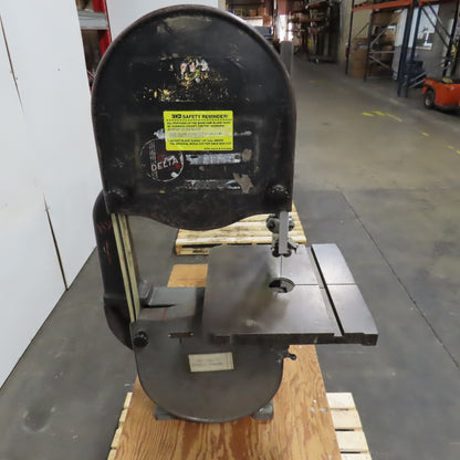 Delta LBS-26 14" Vintage Vertical Band Saw On Custom Bench 110V 1Ph