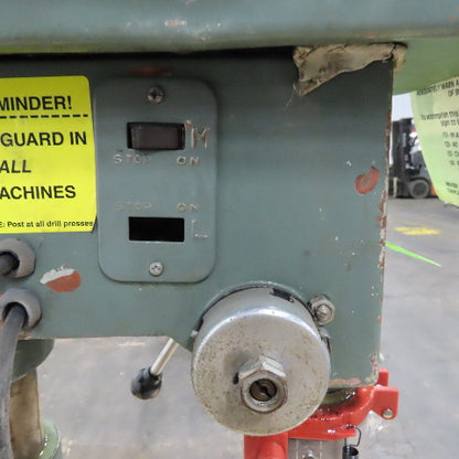 Fleetwood 50-IND 15" Capacity 1/2Hp Bench Mount Drill Press 5 Speed 110V 1Ph
