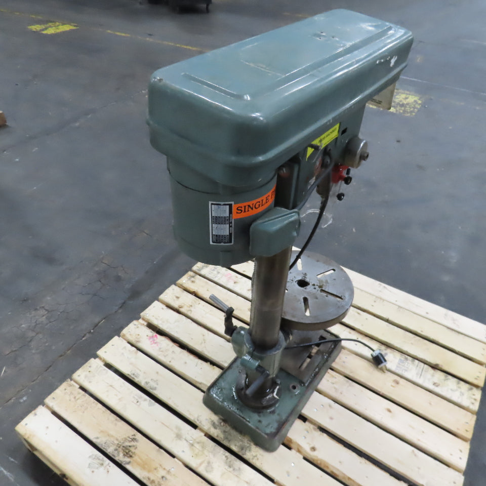 Fleetwood 50-IND 15" Capacity 1/2Hp Bench Mount Drill Press 5 Speed 110V 1Ph
