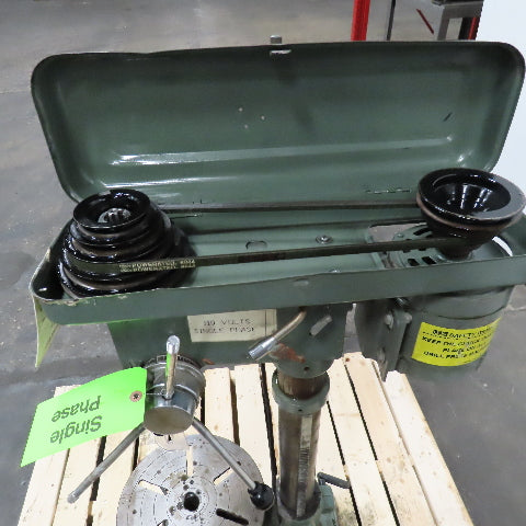Fleetwood 50-IND 15" Capacity 1/2Hp Bench Mount Drill Press 5 Speed 110V 1Ph