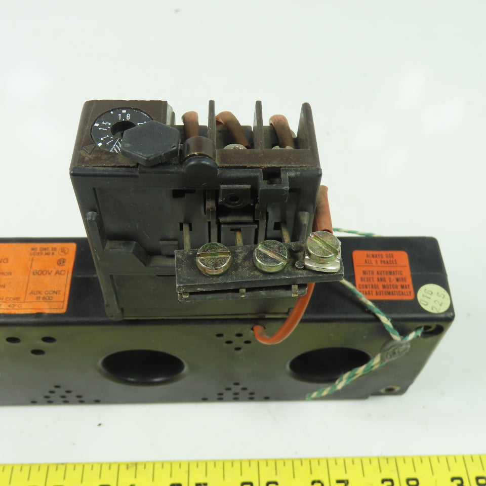 Klockner Moeller ZW6-70-NA 600VAC Overload Relay 3 Pole