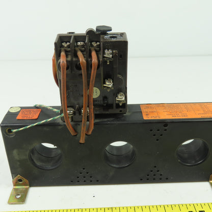 Klockner Moeller ZW6-70-NA 600VAC Overload Relay 3 Pole