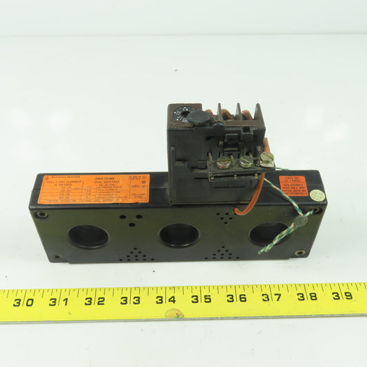 Klockner Moeller ZW6-70-NA 600VAC Overload Relay 3 Pole