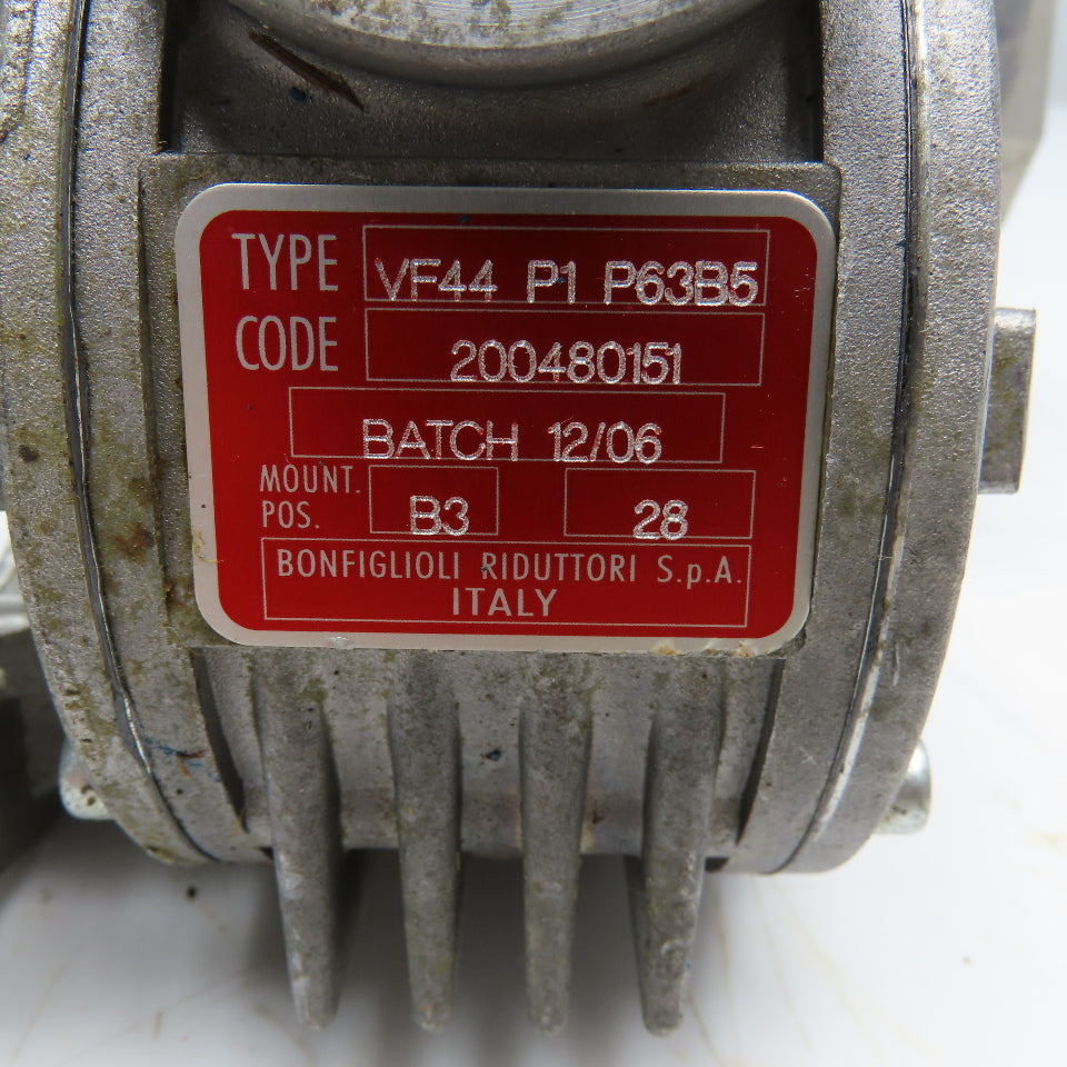 ISGEV 1B63B4 VF44 P1 P63B5 Gear Motor 28:1 Ratio 56RPM 230/460V 50/60Hz