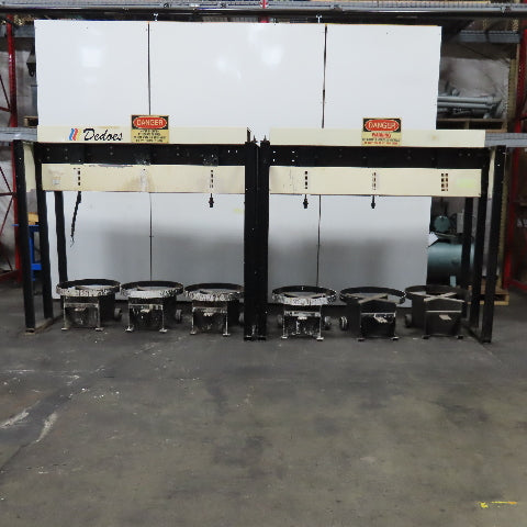 Dedoes D-806A 55 Gallon Drum Liquid Agitator Mixer 6 Station 230/480V 1730 RPM