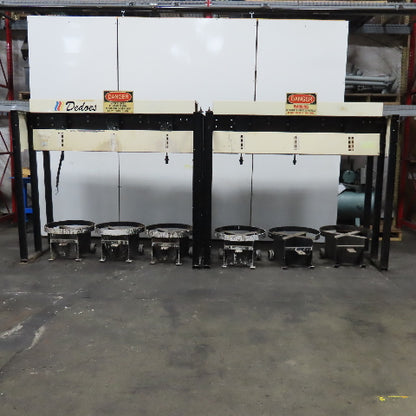 Dedoes D-806A 55 Gallon Drum Liquid Agitator Mixer 6 Station 230/480V 1730 RPM