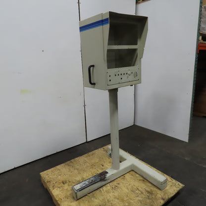 24" x 18" x 13-1/2" Deep Free Standing Swivel Operator Control Stand 66" Tall