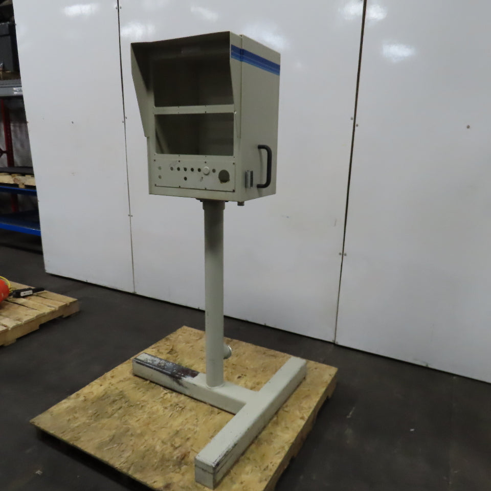 24" x 18" x 13-1/2" Deep Free Standing Swivel Operator Control Stand 66" Tall
