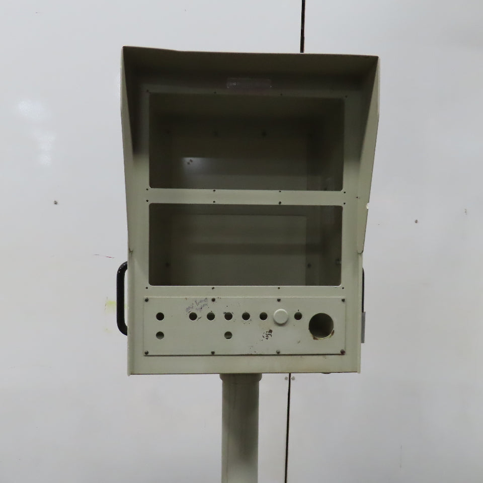 24" x 18" x 13-1/2" Deep Free Standing Swivel Operator Control Stand 66" Tall
