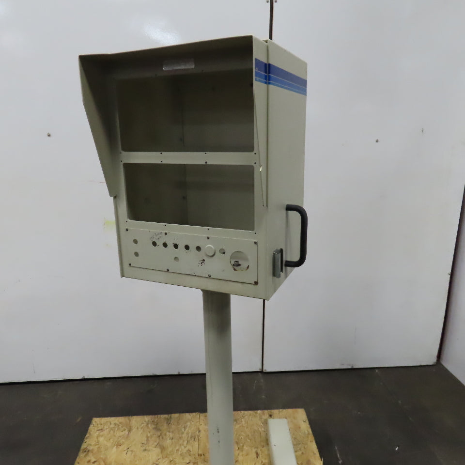 24" x 18" x 13-1/2" Deep Free Standing Swivel Operator Control Stand 66" Tall
