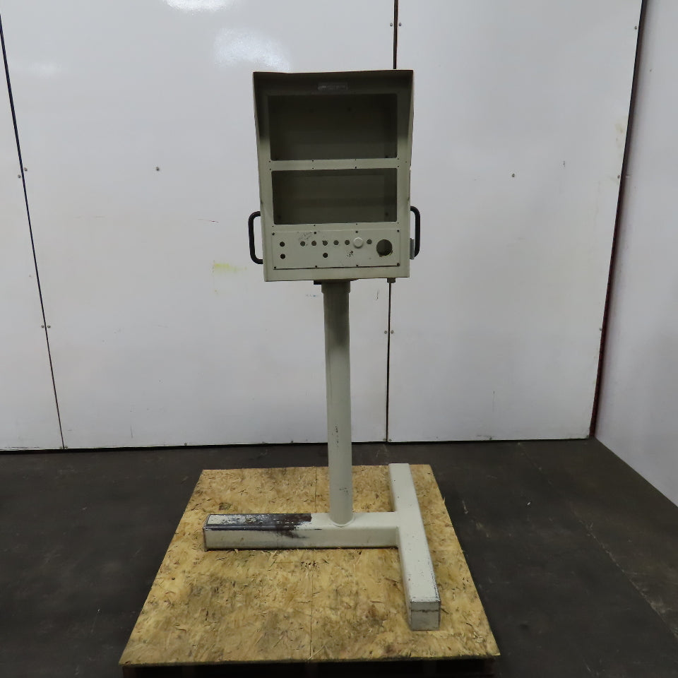 24" x 18" x 13-1/2" Deep Free Standing Swivel Operator Control Stand 66" Tall