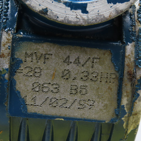 ISGEV A63B4 28:1 Ratio 47.5RPM Output Gear Motor 380-415V Y 50Hz 0.25CV