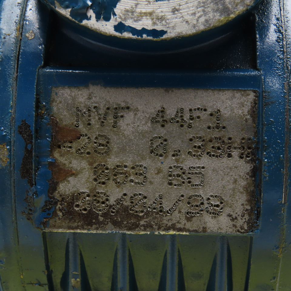 ISGEV AS63B4 28:1 Ratio 57RPM Output Gear Motor 0.22kW 440YV 60Hz