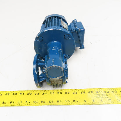 ISGEV AS63B4 28:1 Ratio 57RPM Output Gear Motor 0.22kW 440YV 60Hz