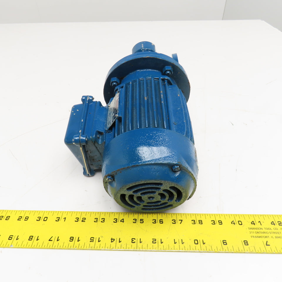 ISGEV AS63B4 28:1 Ratio 57RPM Output Gear Motor 0.22kW 440YV 60Hz