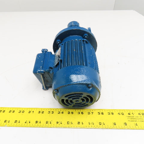 ISGEV AS63B4 28:1 Ratio 57RPM Output Gear Motor 0.22kW 440YV 60Hz