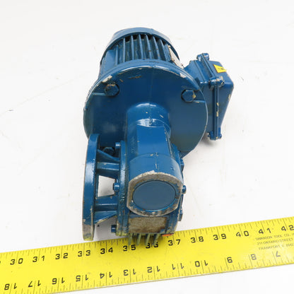 ISGEV A63B4 28:1 Ratio 57RPM Output Gear Motor 460V Y 60Hz 0.22kW