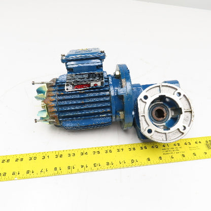 ISGEV A63B4 28:1 Ratio 57RPM Output Gear Motor 230/460V 3Ph 0.18/22kW