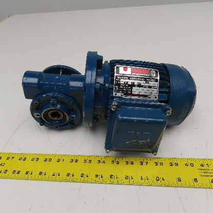 ISGEV A63B4 28:1 Ratio 57RPM Output Gear Motor 230/460V 3Ph 0.18/22kW
