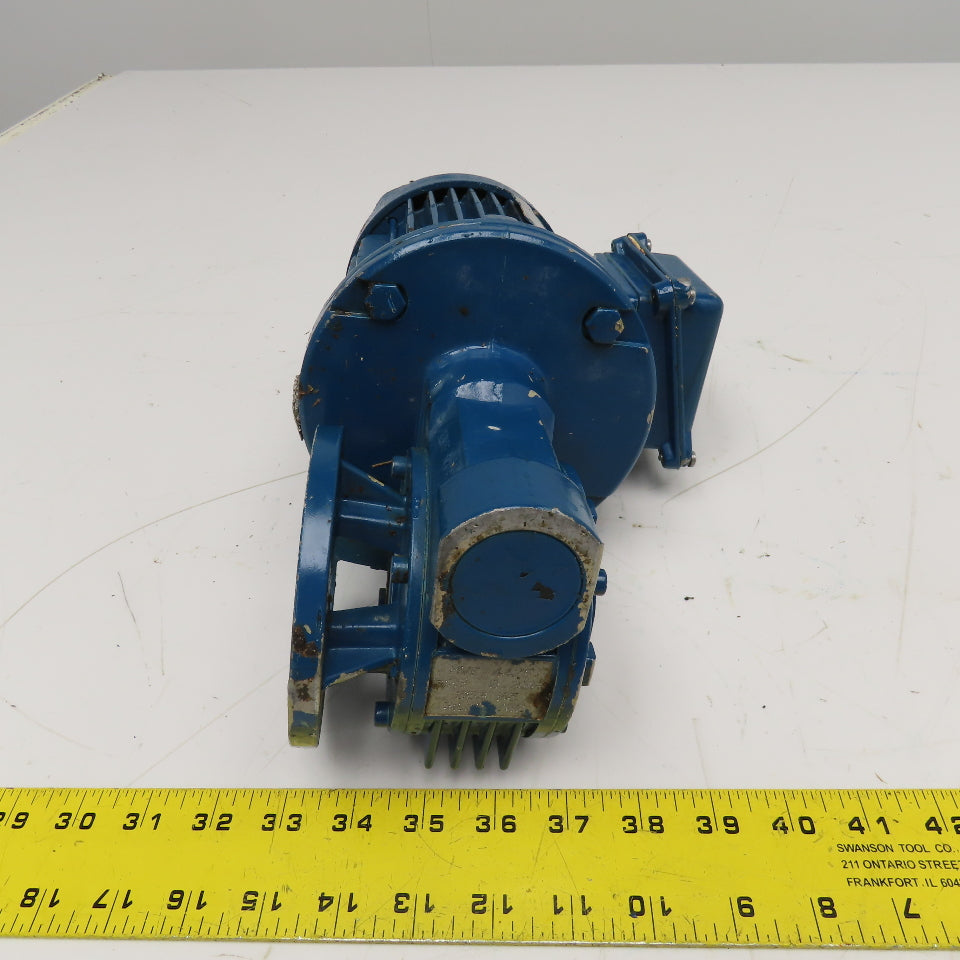 ISGEV A63B4 28:1 Ratio 57RPM Output Gear Motor 230/460V 3Ph 0.18/22kW