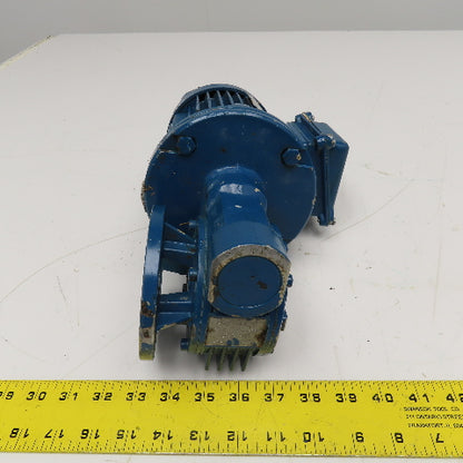 ISGEV A63B4 28:1 Ratio 57RPM Output Gear Motor 230/460V 3Ph 0.18/22kW